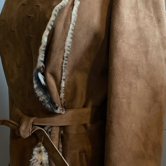 Genuine Shearling Coat - Picture 6 of 11